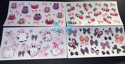 Decals - for cups only will not ship extra decals -