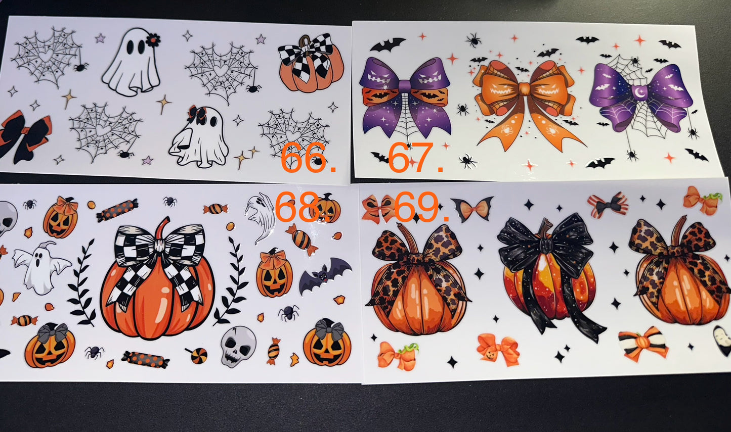 Decals - for cups only will not ship extra decals -