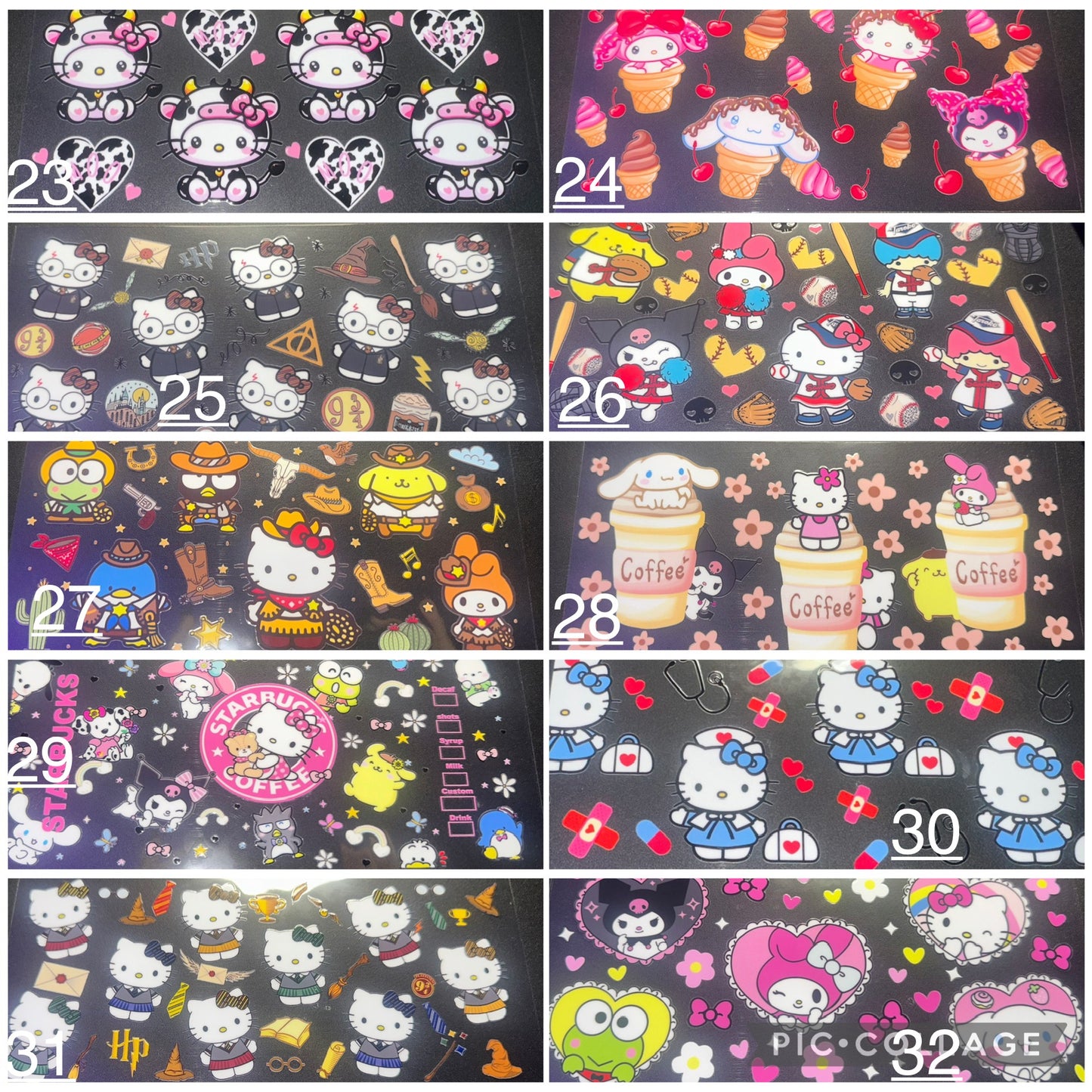 Decals - add when purchasing a cup only -