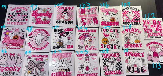 Half Decals - for cups only will not ship extra decals -