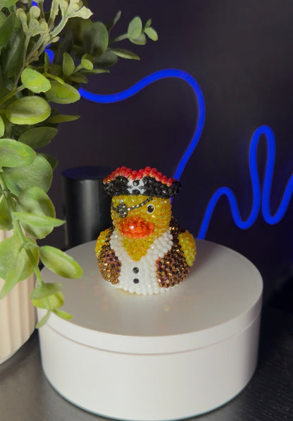 Rhinestone Duck - pirate