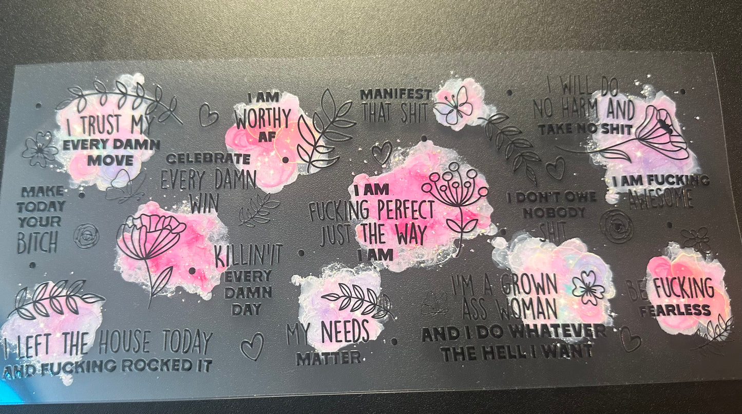 Decals - add when purchasing a cup -