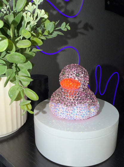 Rhinestone Duck - cloud pink