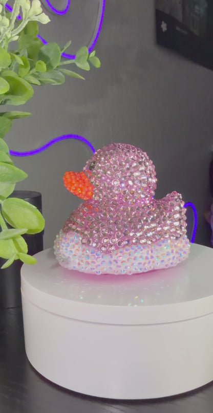 Rhinestone Duck - cloud pink